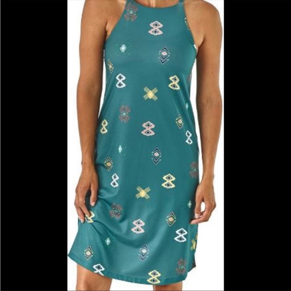Patagonia teal medium slingback dress